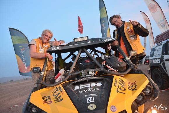 Rivalis sponsorise Caroline Bugatti au rallye Aïcha des Gazelles