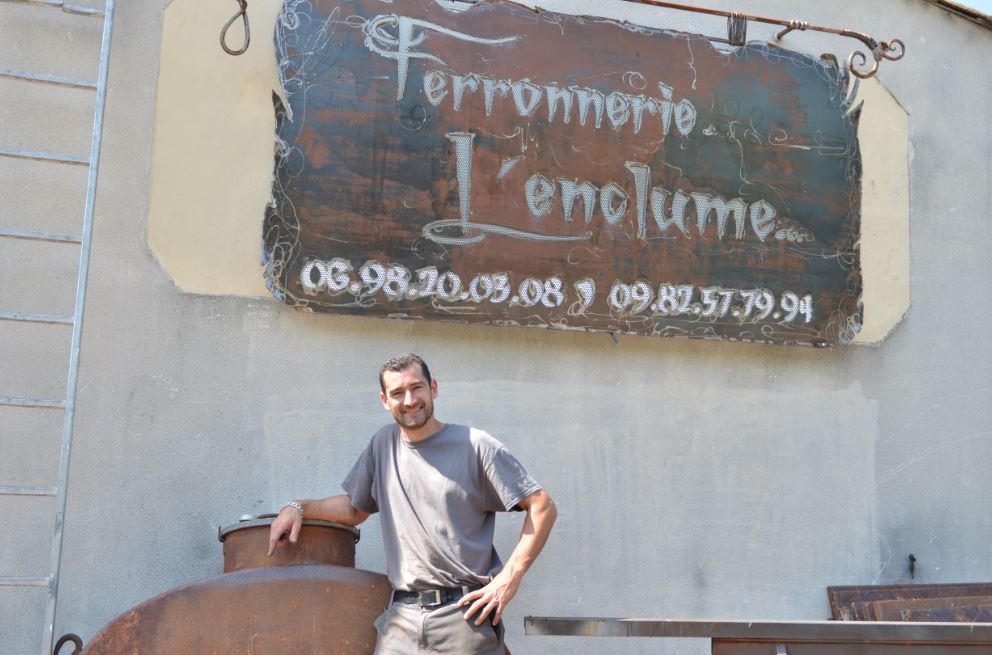 Alexandre, ferronnier utilisateur de Rivalis