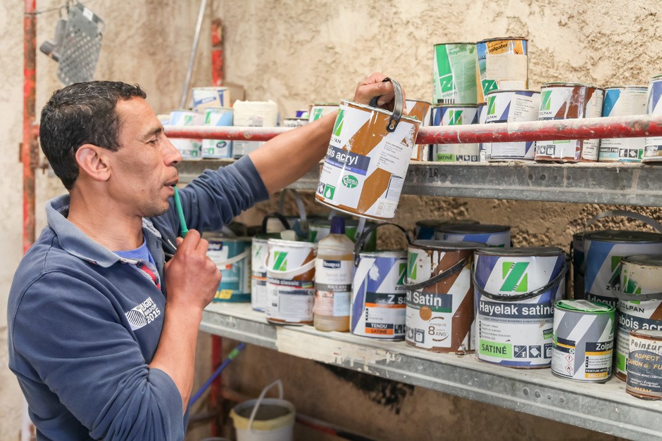 Bouselham Touir, peintre accompagné par Rivalis