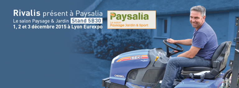 Rivalis au salon Paysalia 2015