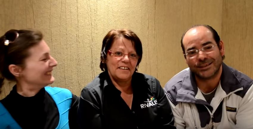 Tonio et Fanny accompagnés de leur Conseillère Rivalis