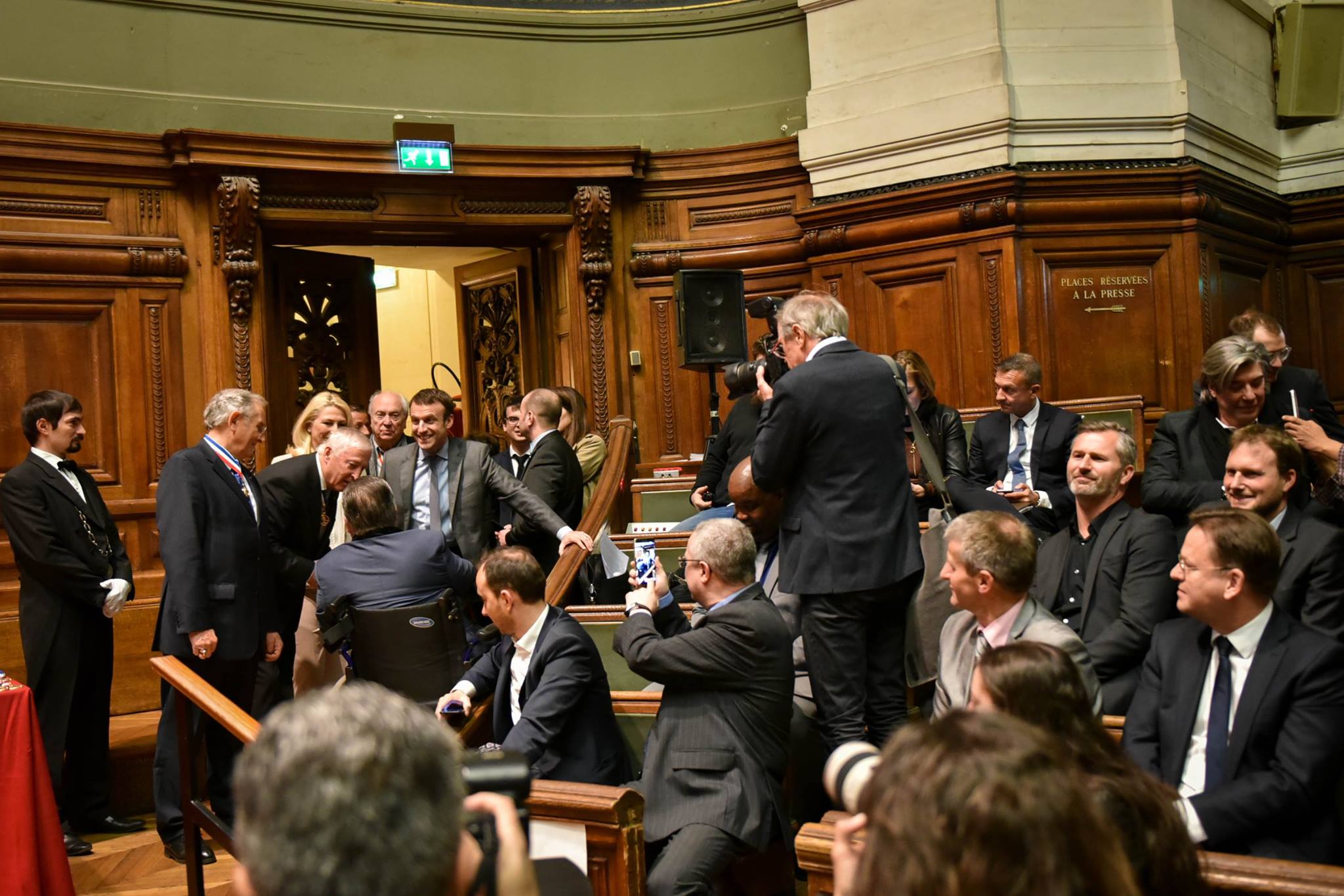 Arrivée du Ministre de l'économie